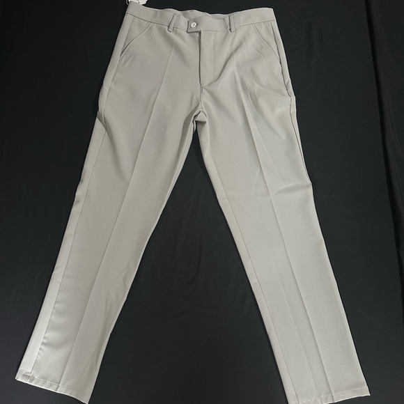 SHEIN Men's Light Gray Dress Pants - Picture 1 of 6